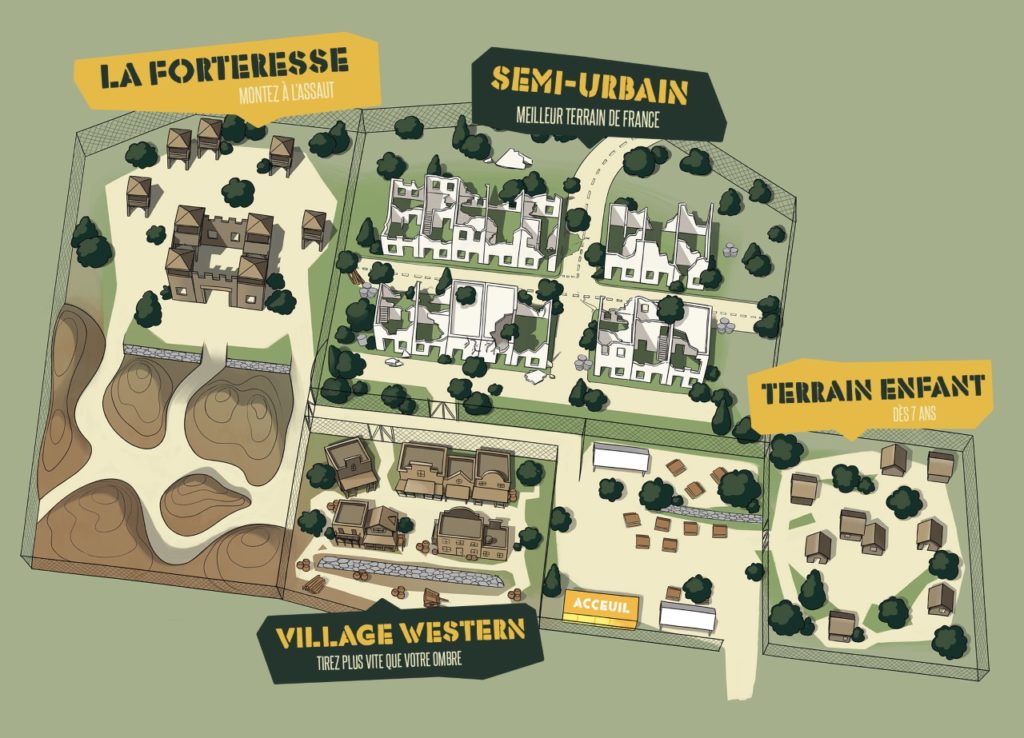 Terrains Paintball Valley